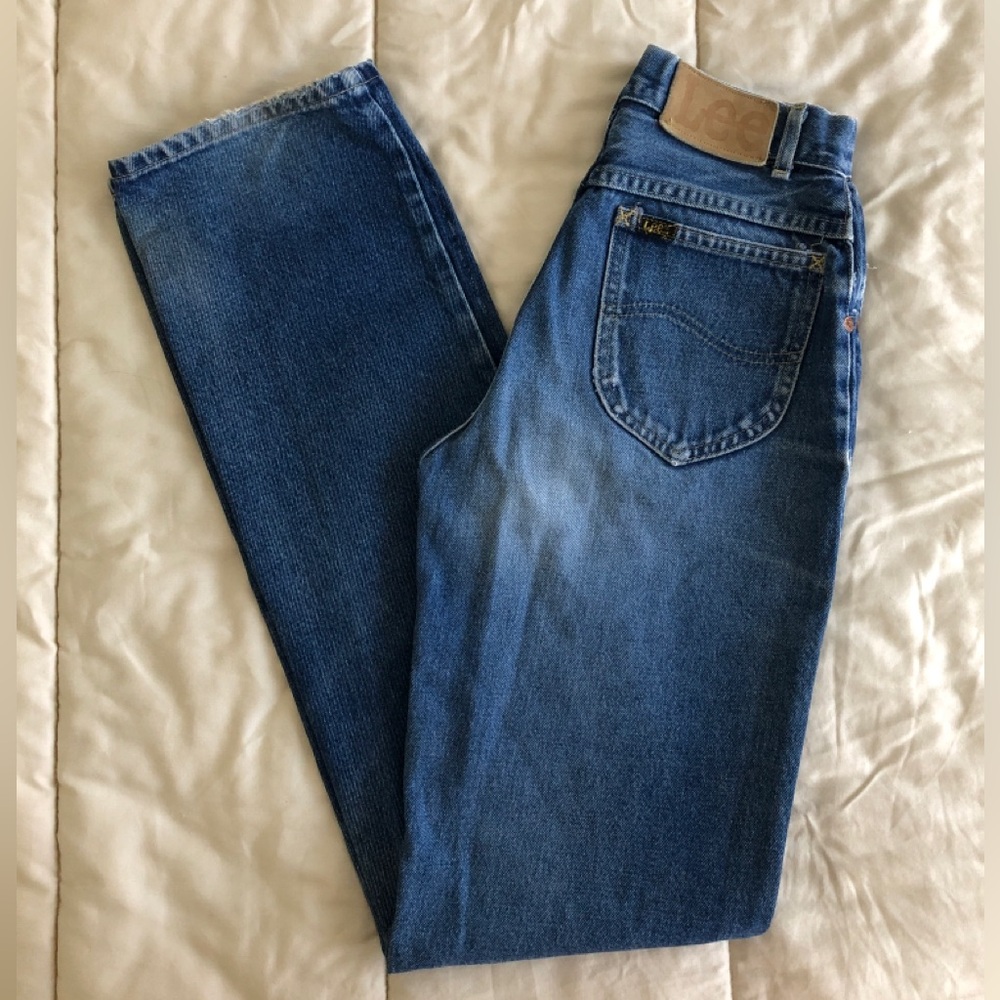 Vintage Lee Riders 80s 5-Pocket Jeans Size 9 (See Description re Size)